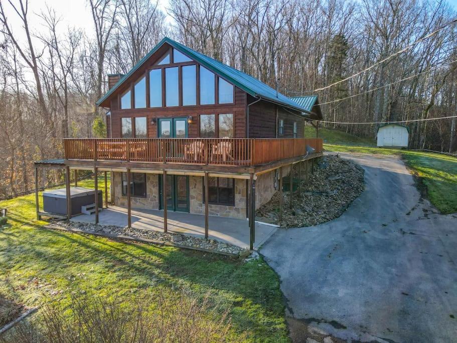 Dog Friendly! Views! Hot Tub! Close To Pf! Gsmnp Sevierville Exterior foto