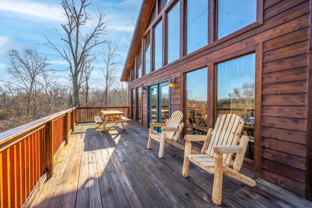 Dog Friendly! Views! Hot Tub! Close To Pf! Gsmnp Sevierville Exterior foto